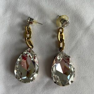 Tarina Tarantino crystal teardrop earrings
